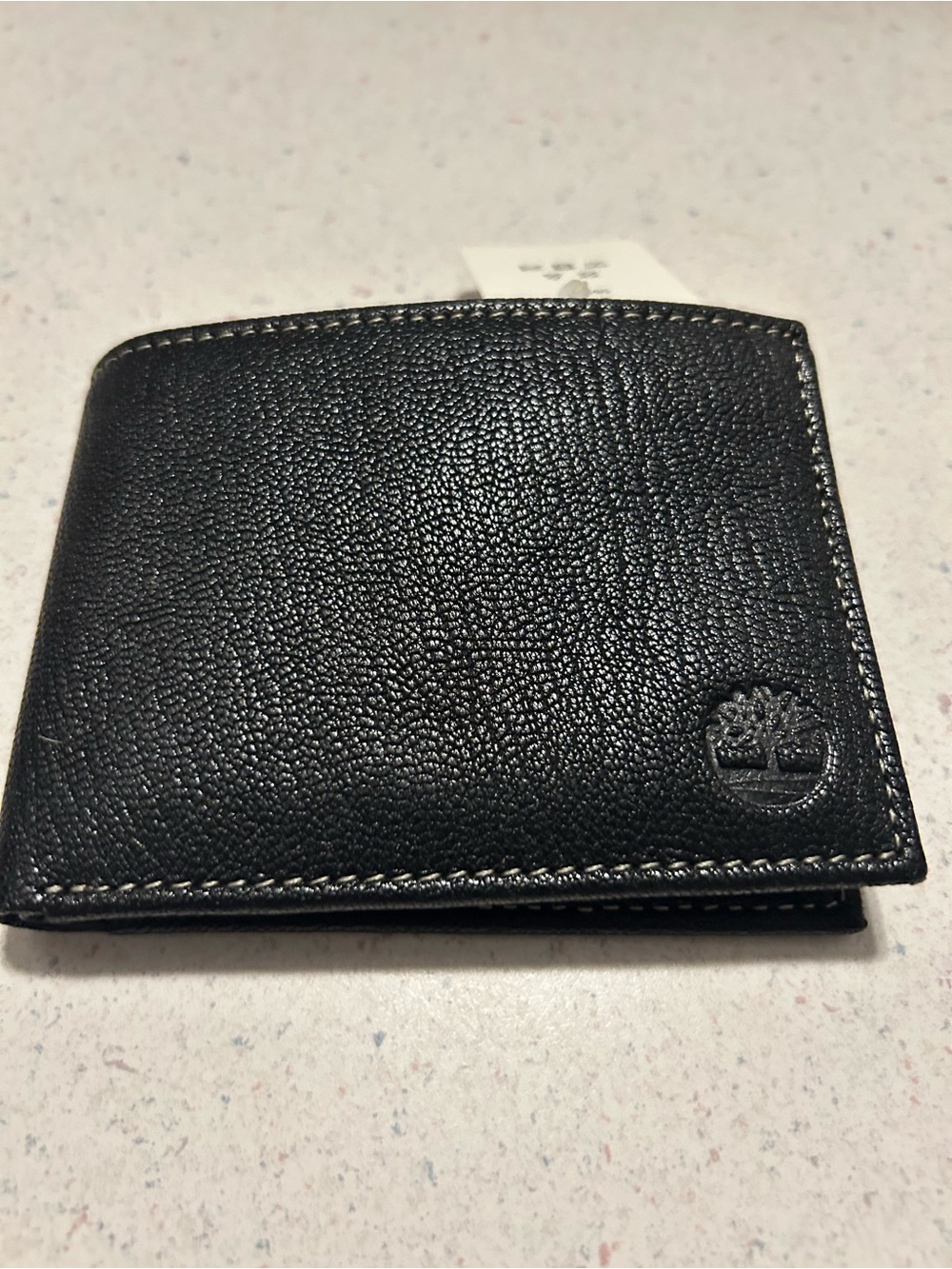 Timberland Black Leather Slim Bi-Fold Wallet